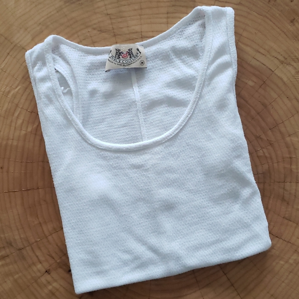 Juicy Couture white tank size M